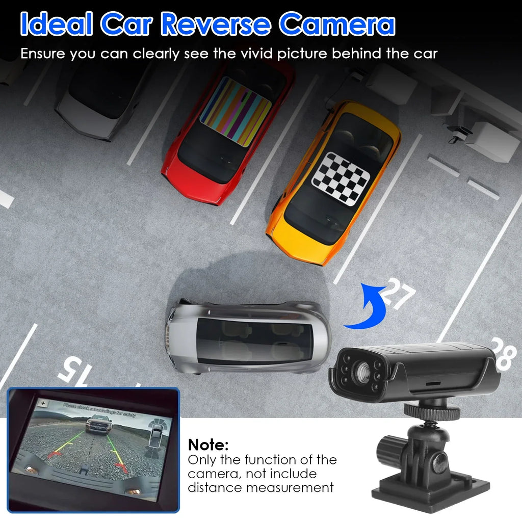 for Car RVs Night Camper Camera Adhesive Built-in Base Rear Waterproof with Wireless Camera Trailer Vision Backup Camera Battery iMounTEK Trucks