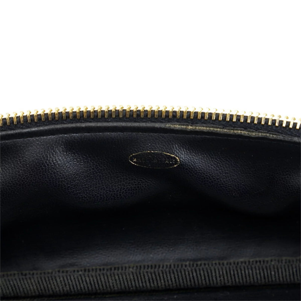 Black Handbag Bag Bicolore Cocomark (Fair) Vanity Pre-Owned Ladies Lambskin