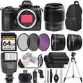 2.2x II - Version + Memory Wireless Lens Angle 0.43X International Camera 50mm Mirrorless Filters Wide Lens S + Flash with 64GB + Z6 + Telephoto UV-CPL-FLD Digital Remte Nikon Lens Card + f/1.8 +