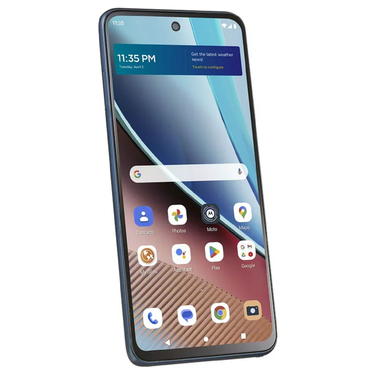 64GB Prepaid STMTXT2317DCPWP Refurbished Stylus Blue RAM Storage (2023) LTE Motorola 6.5'' Smartphone, 4G G Straight 90Hz Talk Moto 4GB