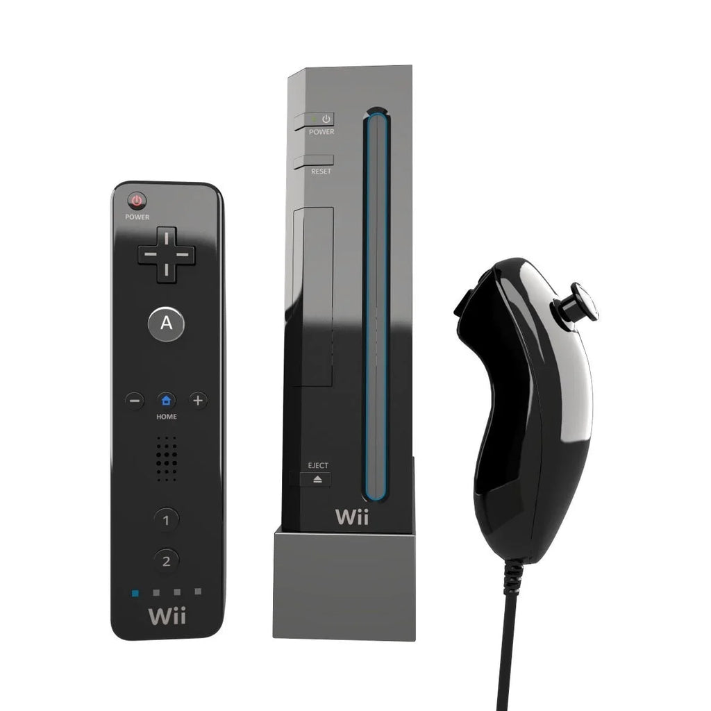 Gaming Black Console BOLT Bundle Like Kit Nintendo Cleaning + Wii Headset New) AXTION (Refurbished: Pre-Owned