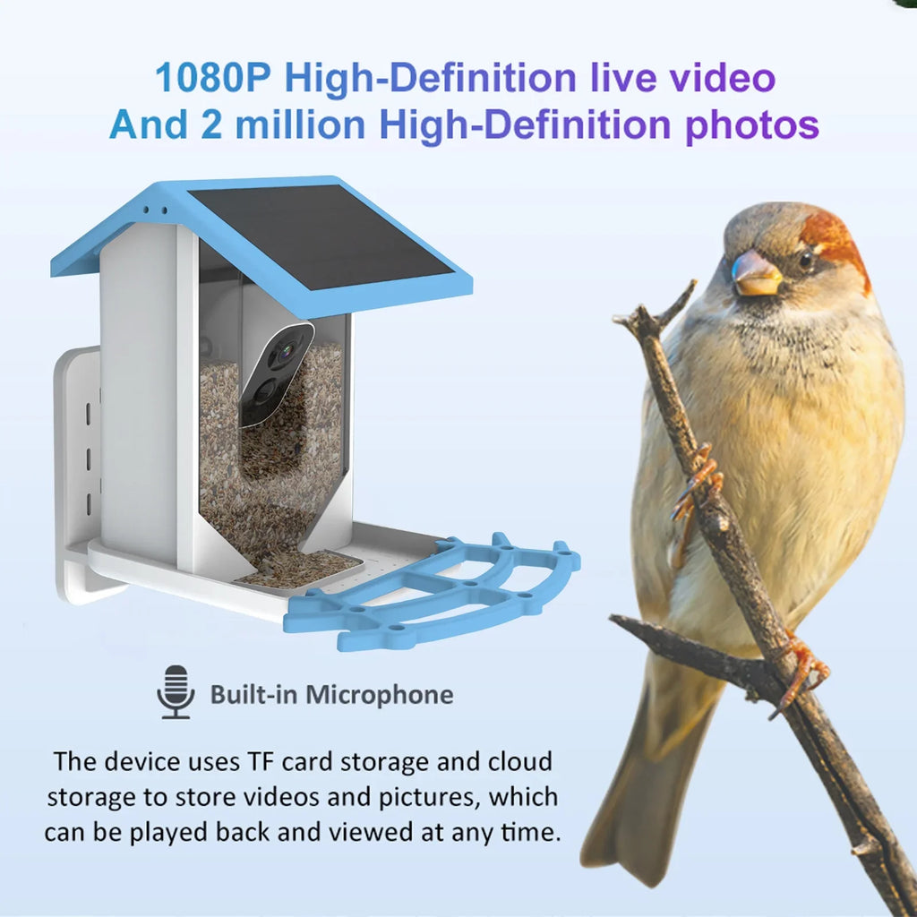 Real-time 1080p WaterproofCamera Waterproof Camera Camera CameraCamera With Feeder Vision Feeder Arealer camera,Ip66 Surveillance LowLowSolar Camera Smart