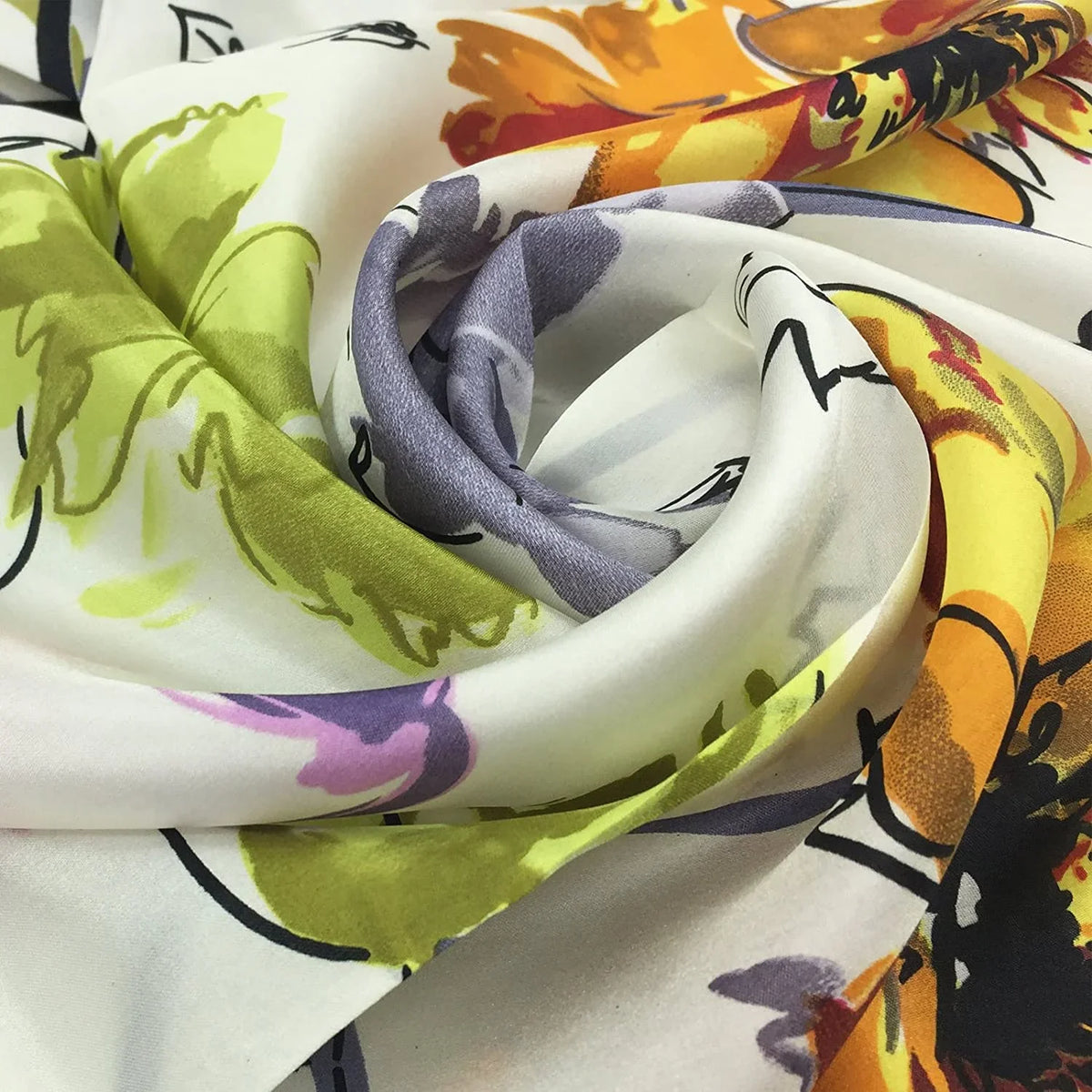 Inches 100% TONY 33X33 Silk Silk, Graphic Women's Square, CANDICE AND Print Scarf