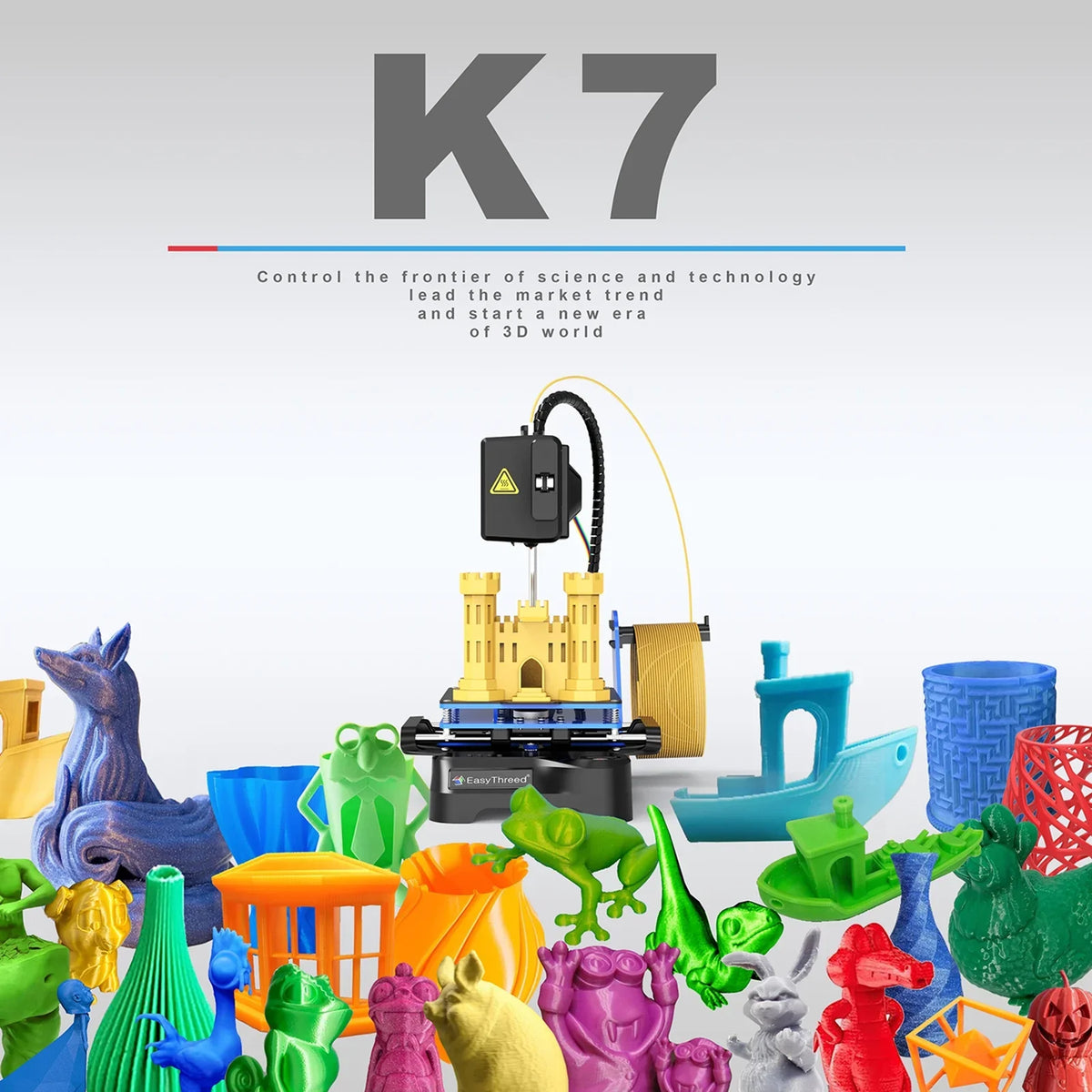 Pla Printer,Size Tf Bed Heated Heated Bed moobody Tf Kids One-key Education Mizuh 100x100x100mm With No Tf 3d No Sample Pla Pla Print Hine Size Printer Print Sample Heated No With One-key Rookin 3D