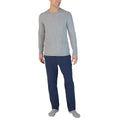 Set, Eddie Men’s Sleepwear XL Lounge & Bottom Top Pajama Bauer Gray/Blue,