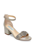 Size Johnson Women's M Betsey Heels Silver Mel 7