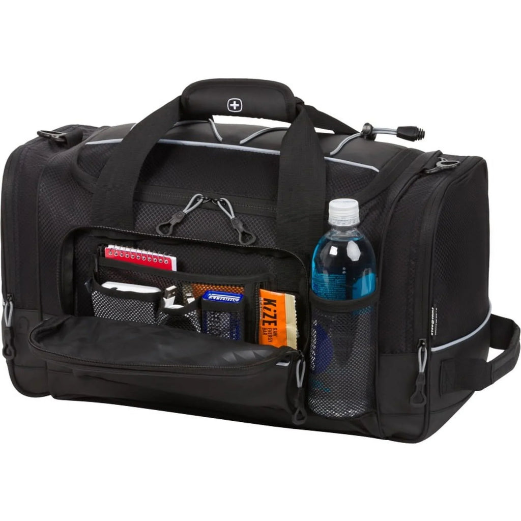 (Duffel) SwissGear Carrying 9000200006 Rugged Black Dobby Essential, Case Travel Apex