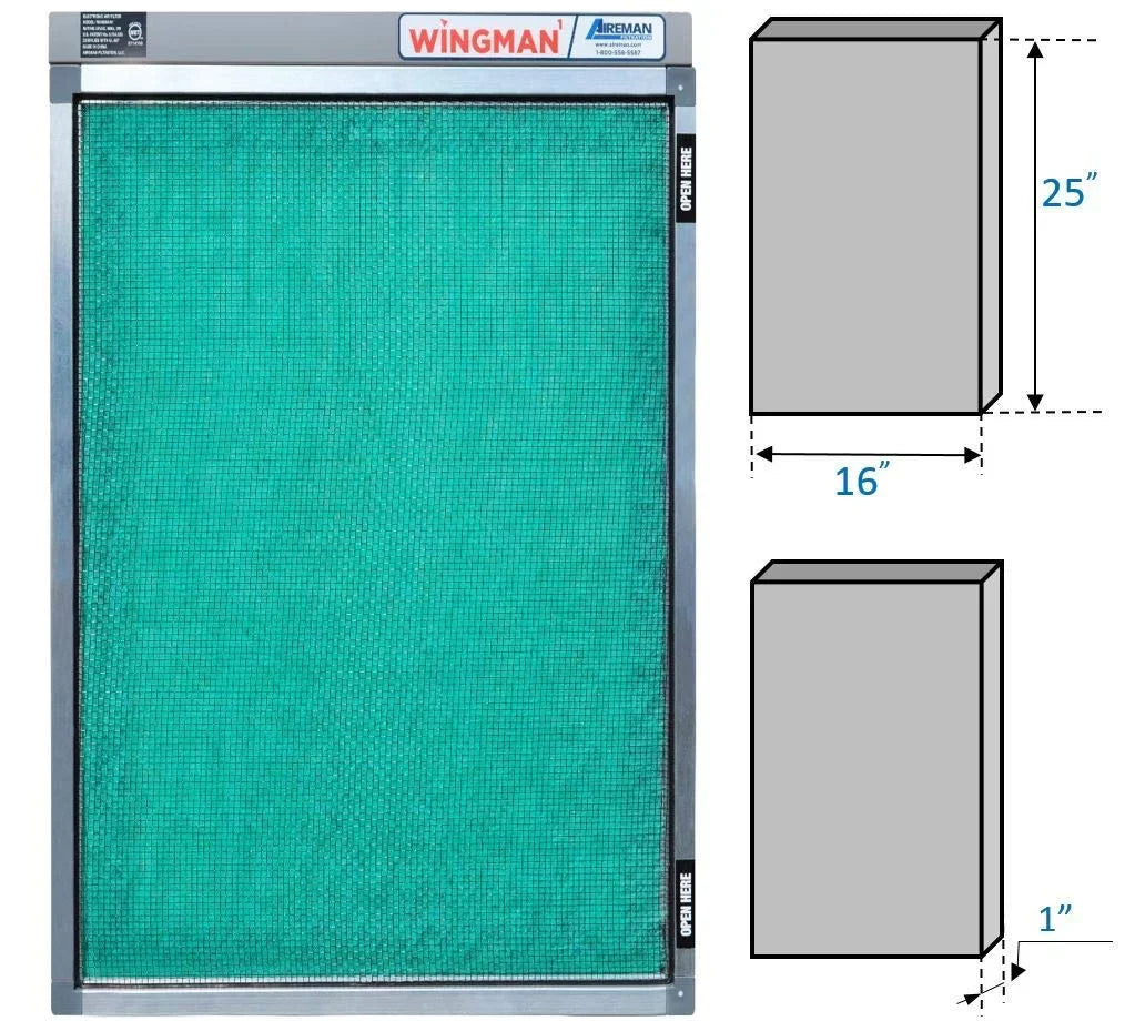 PLUG Homeowner Your Electronic Furnace Air 16x25x1 Pads Supply IN! Filter IT Replacement and Including - Filter of Replace Installed- Air Year AC Simply Current