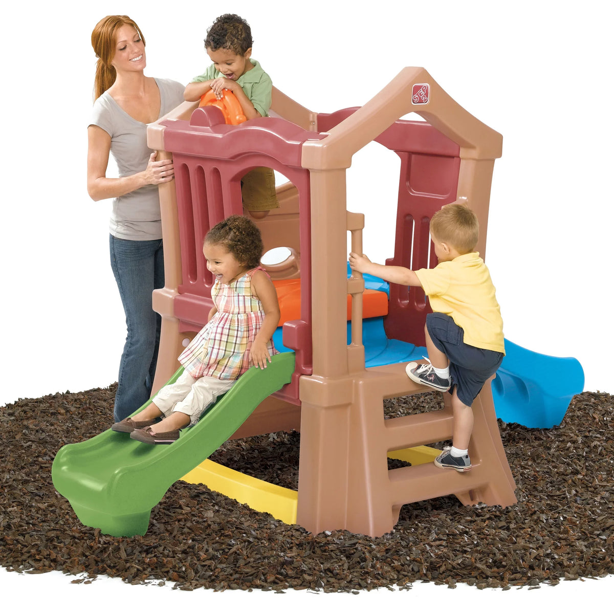 Play Up Double Toddlers Step2 Climber, Slide