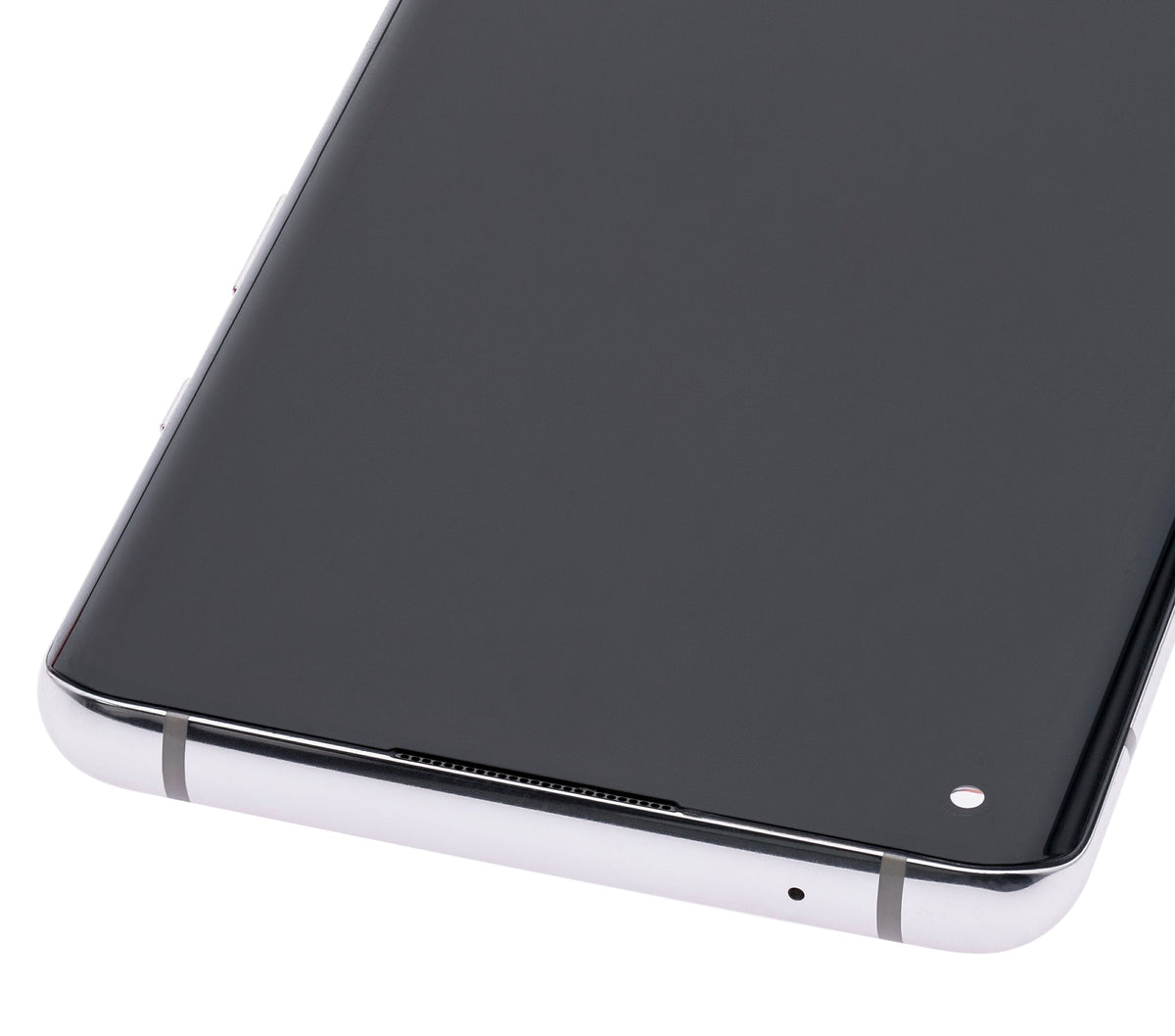 (Refurbished) OLED OnePlus 5G Compatible Replacement For 8 (Non-Verizon With Assembly Silver) UW / Frame 5G Frame) (Polar