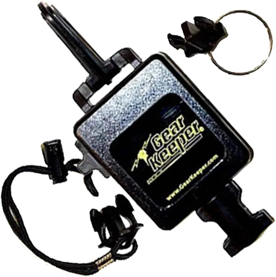 Keeper Retractor Deluxe Aqua Gear Snap Locking Clip