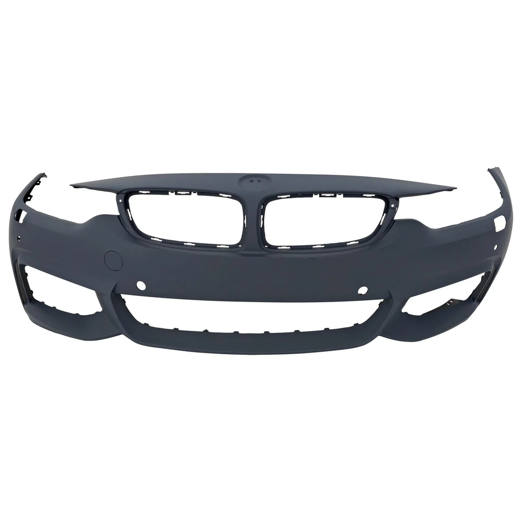 Front Compatible Conv/Coupe/HB- Line with 2014-2018 CAPA HLW COVER Holes/Cam Sport M 4-SERIES PDC Primed BUMPER Sensor with For