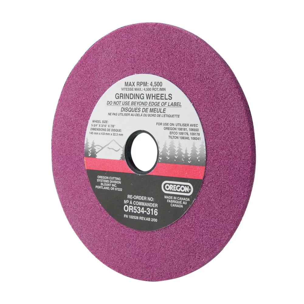 Inch Wheel Oregon 16" Grinding Sharpening Chainsaw 3 OR534-316A