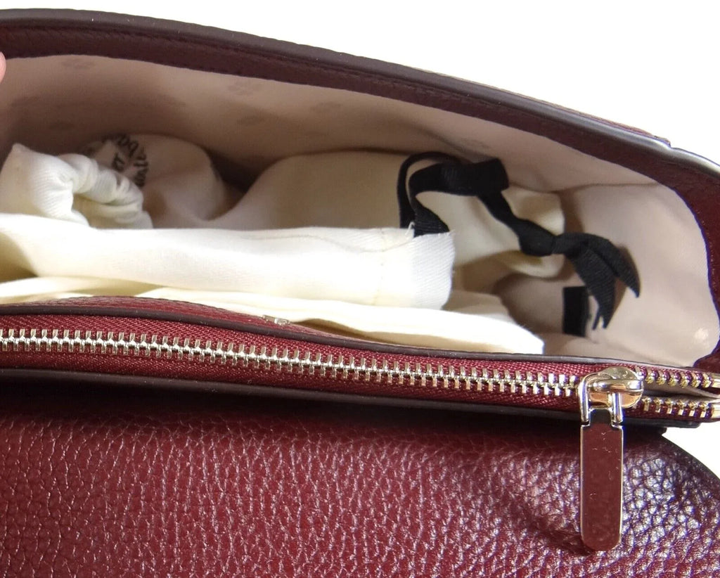 Leather Kate Bag Pebbled New Knott Spade crossbody York Saddle Medium