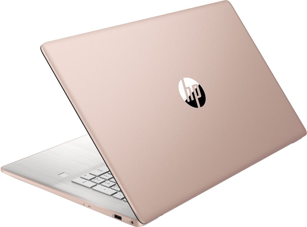 17.3" Processor 11 Gold Laptop 12GB Windows Rose Graphics Pale (Refurbished) Pentium 7505 RAM Gold SSD Restored Home HP DualCore 17CN0107DSREF 1600x900 HD+ 256GB UHD