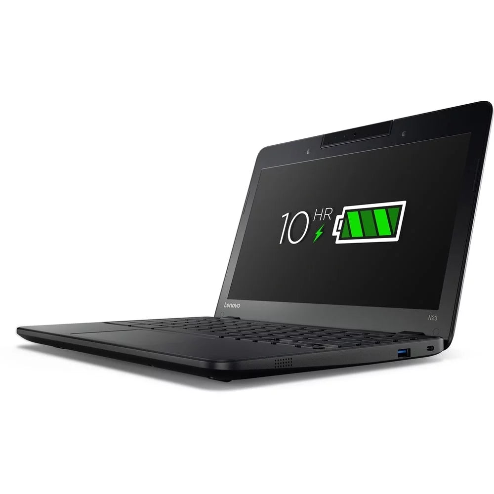 11.6" Touch 16GB Lenovo (Certified 4GB N23 Used) N3060,Black Celeron Chromebook
