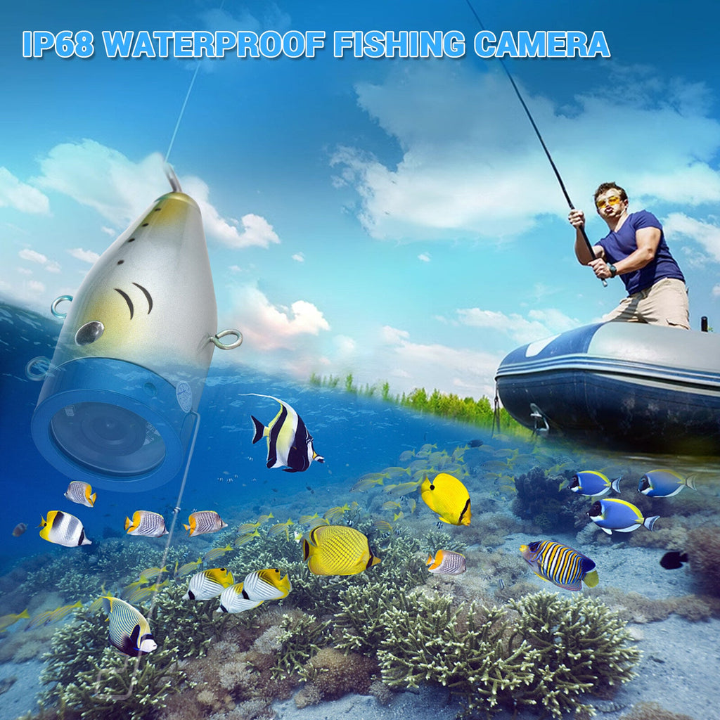 Camera with Fishing Cable Fish 20M/30M/50M Finder Lights LED for Fishing Waterproof IR 12 Underwater Camera