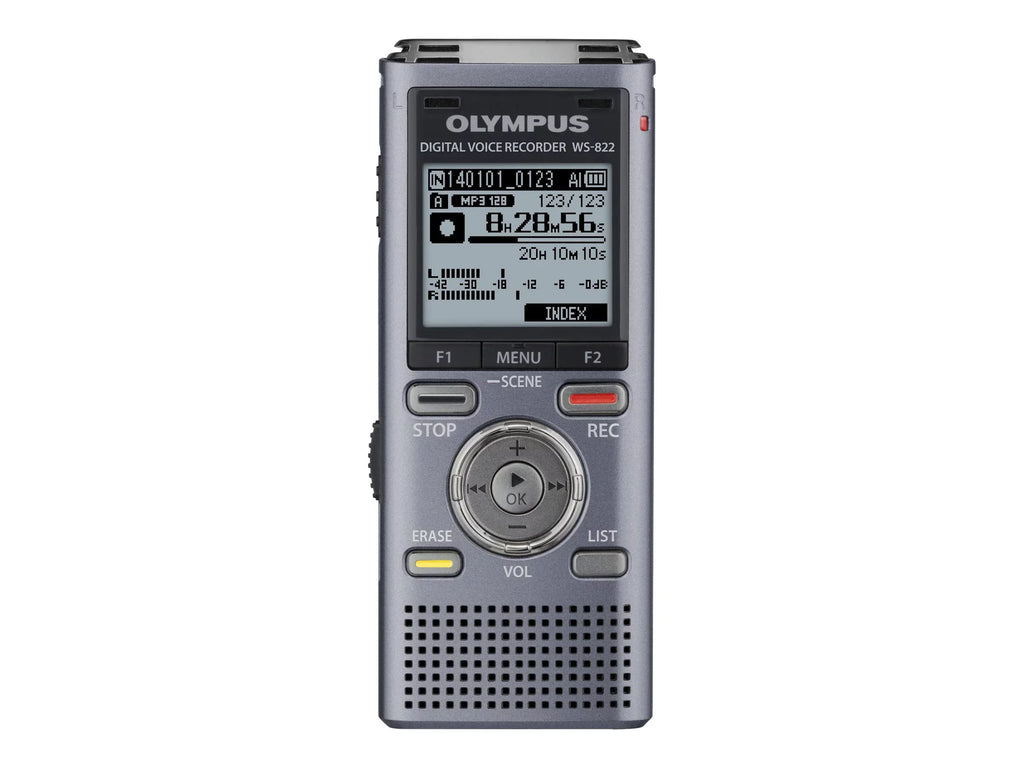 Metallic, Recorder, 4GB Gray WS-822 Olympus Digital Voice