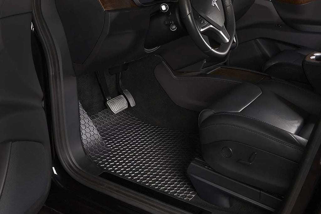 Duty Mats 3rd - Cargo Row Weather Heavy + 2022 Grand Jeep Seater Rubber Compatible Black TOUGHPRO Floor All Set Accessories + with 8 Wagoneer