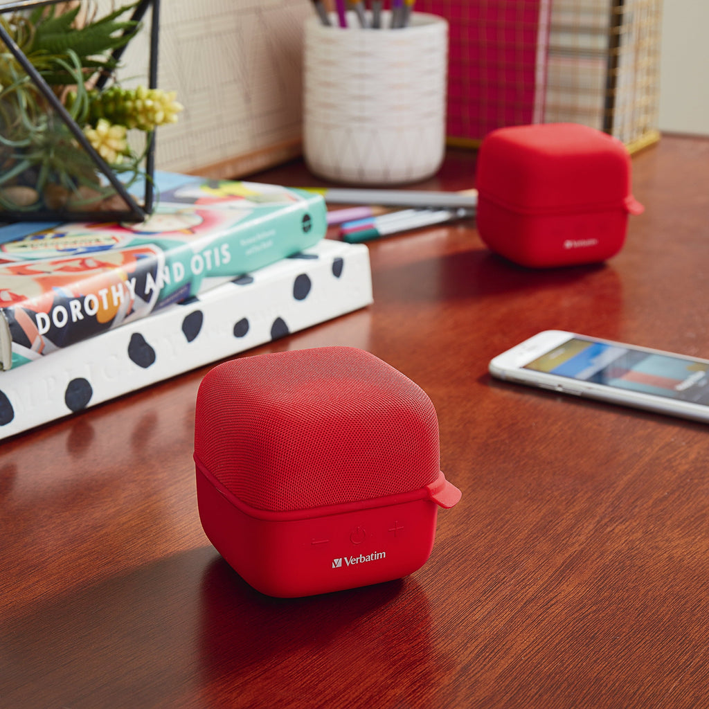 Verbatim - Wireless Speaker Red Bluetooth System 70225