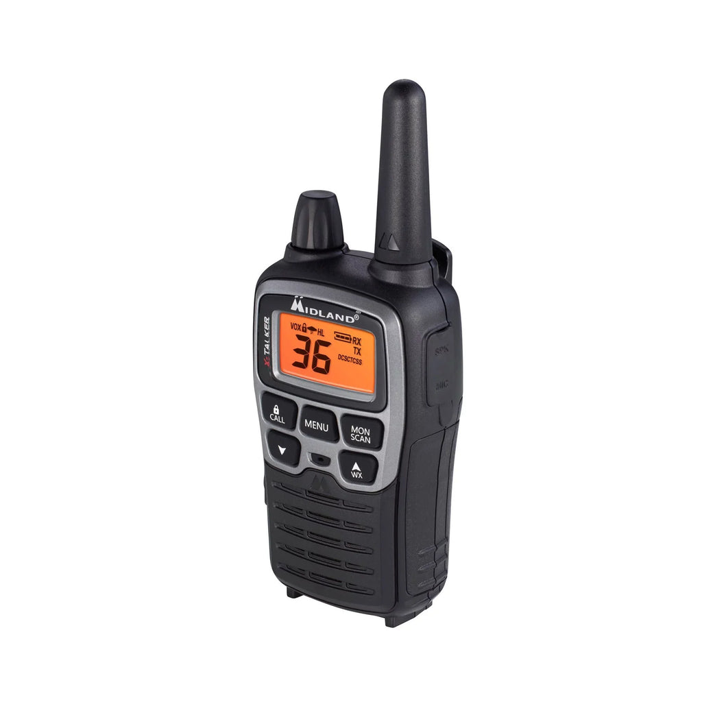 38-mile, Black Walkie Channels, X-Talker bundle Talkies, FRS Radio Midland Two-Way T71VP3 36