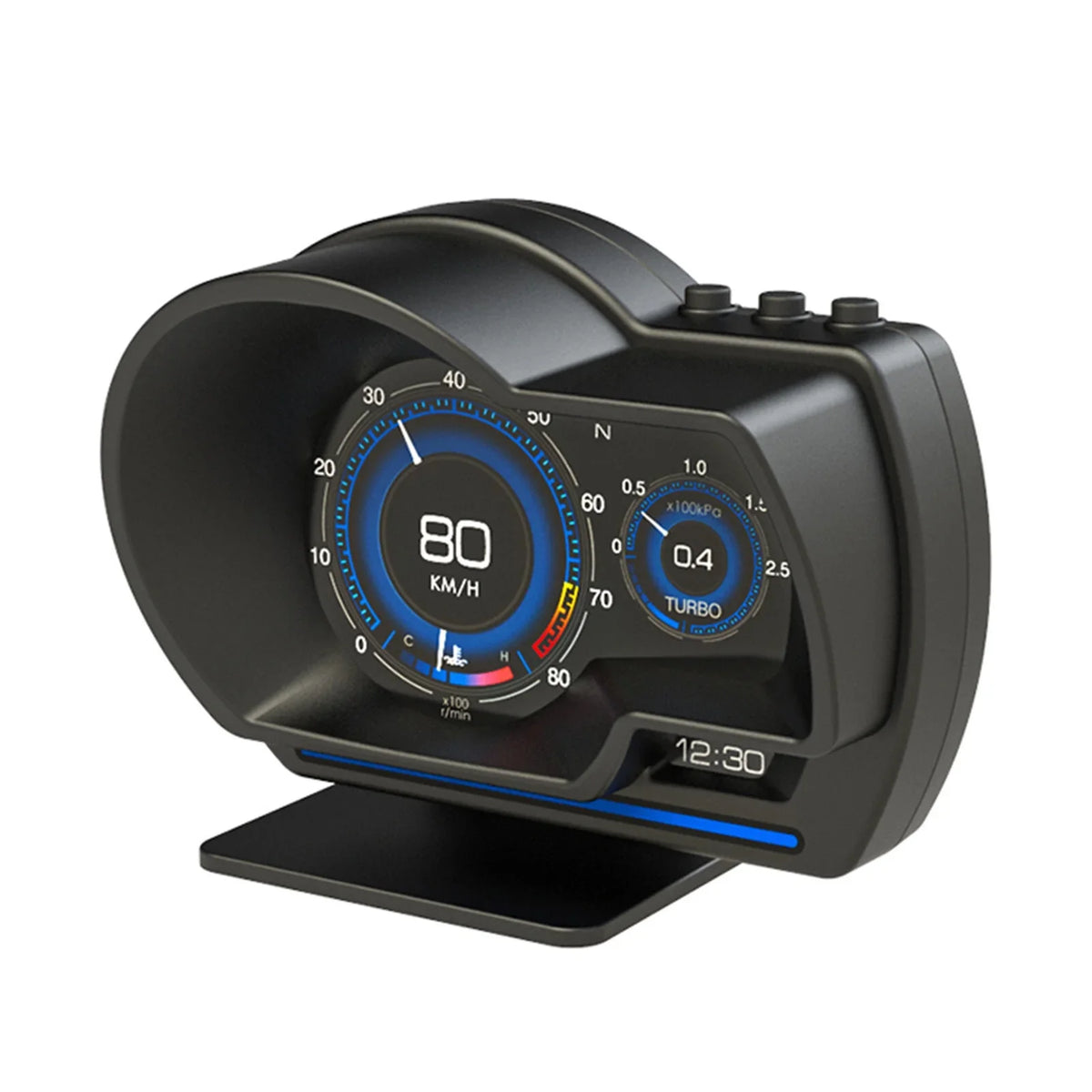 Alarm OBD Safe Definition Fault OBDⅡ+GPS Vehicles Fault Tool Speedometer All Elimination Computer Display, Driving Gauge High Overspeed Car Diagnostic Smart for HUD Car Code
