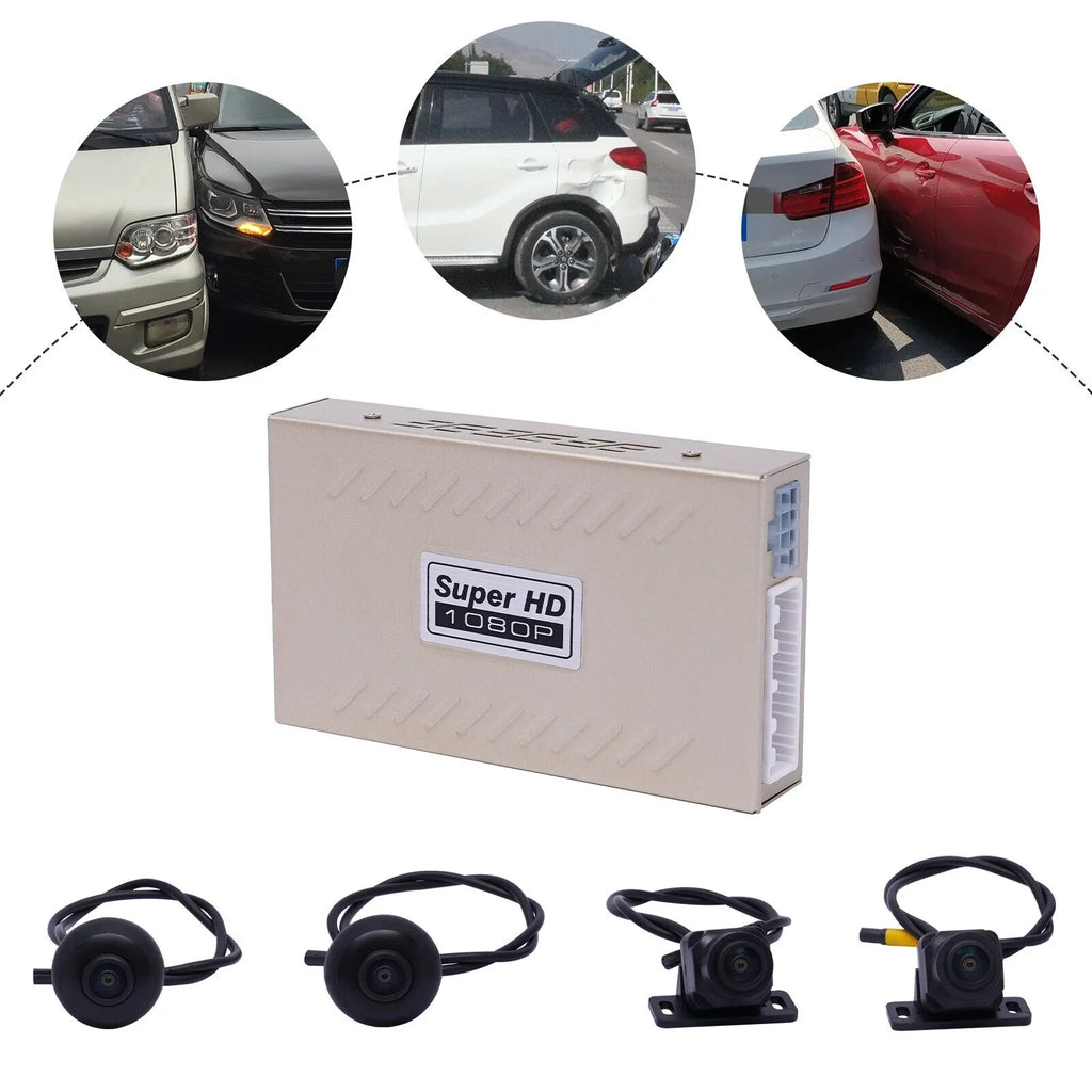 DVR Camera Recorder Image 360° Video CMOS Cam Sensor FETCOI Car Lens Dash Rear