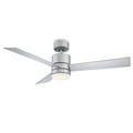 and Axis Smart Outdoor 3000K Light Control and LED Ceiling 52in Fan 3-Blade Kit with Remote Titanium Indoor