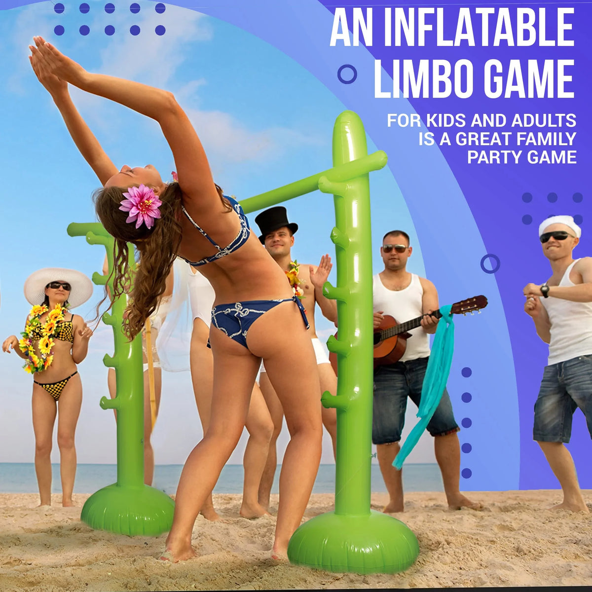 Inflatable Games Toddler Party - Indoor Inflatable Limbo Toys Adults Game - Kids and Outdoor for Toys Adults, and Kid for for Birthday Beach, for and Pool for Party Limbo More Game Kids Games, Picnic,