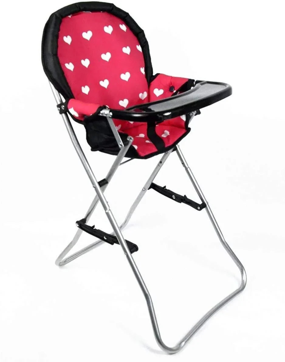 and Doll Play Doll Collection Accessories, New The Pack N York Pieces Bouncer High Chair, 3