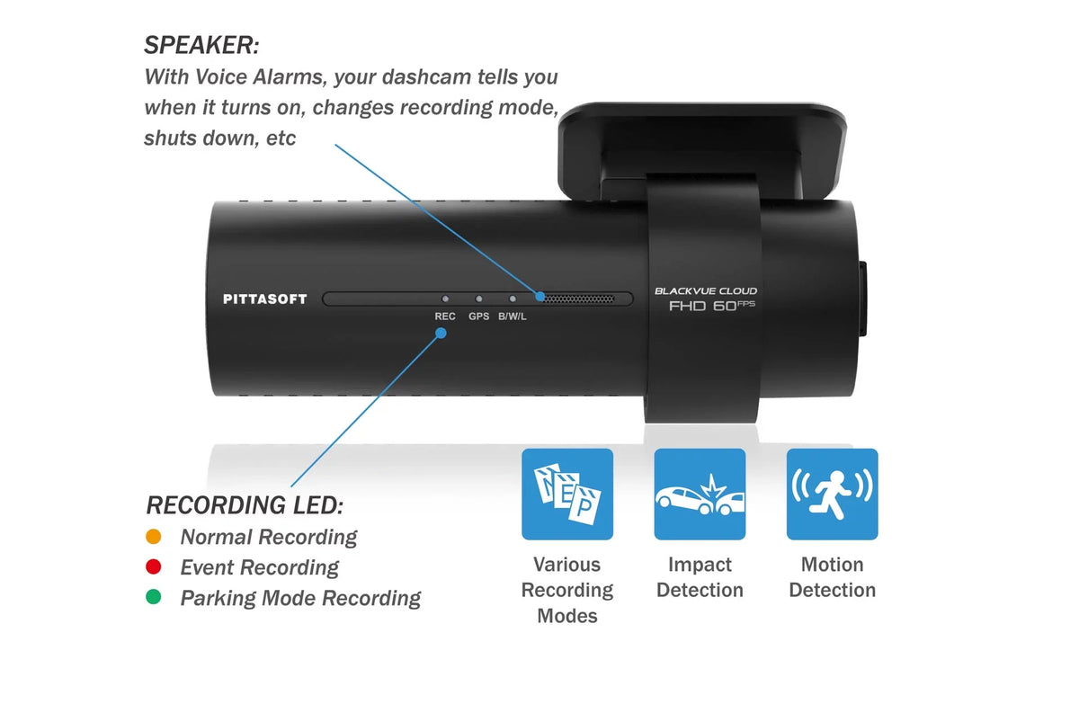 Card WiFi Front + 1080p With Cloud-Ready Dash DR770X-2CH-TRUCK & Cam 64GB GPS 60FPS Exterior BlackVue Waterproof |