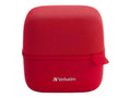 Verbatim - Wireless Speaker Red Bluetooth System 70225