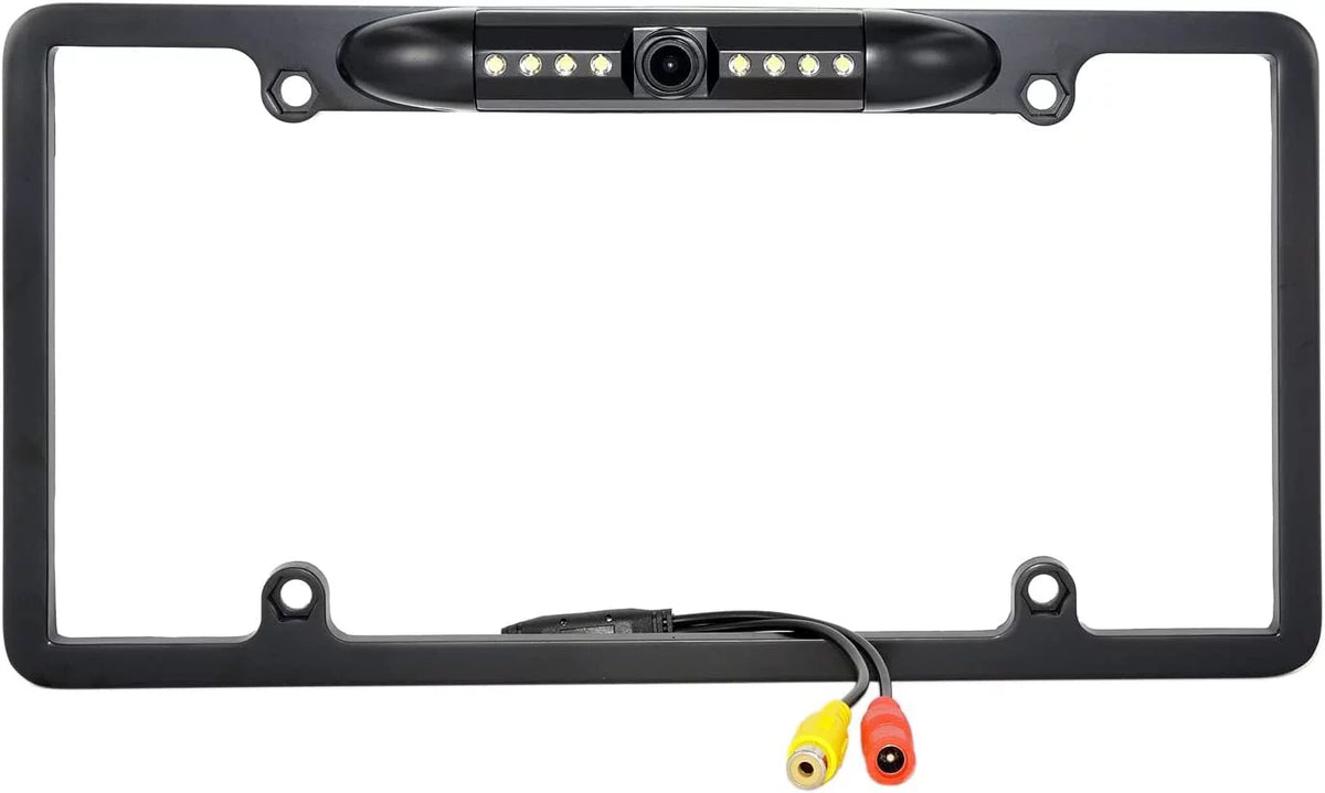 License Plate Black for Backup Rearview Frame Camera XAV-AX150
