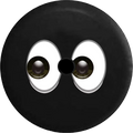 Emoji Eyes Spare Jeep Cover JL Tire Text 2018 for RV Camera Inch 32 2019 Backup Eyeballs Wrangler