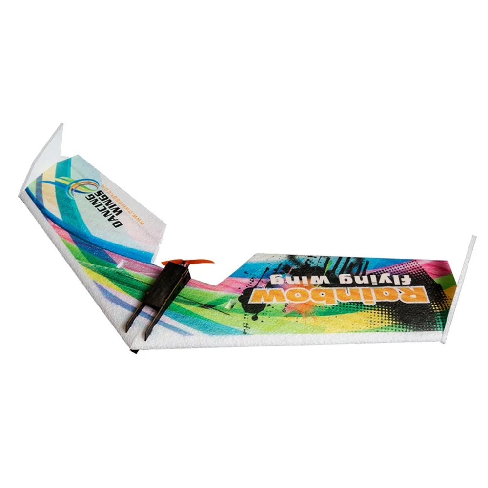 Rainbow 800mm KIT V2 Delta E0511 Wing Tail-pusher Wing Airplane Hobby Wingspan Flying Dancing Aircraft RC
