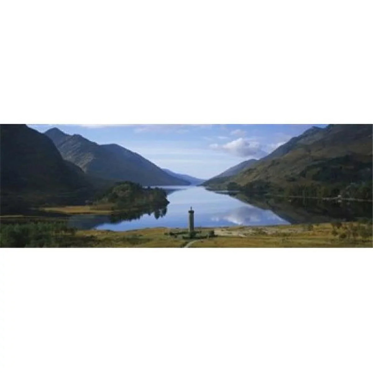 Region Loch 12 a a - of Monument near Panoramic x lake Images Highlands Glenfinnan monument 36 Panoramic Images Scotland view by Poster Print angle Shiel High