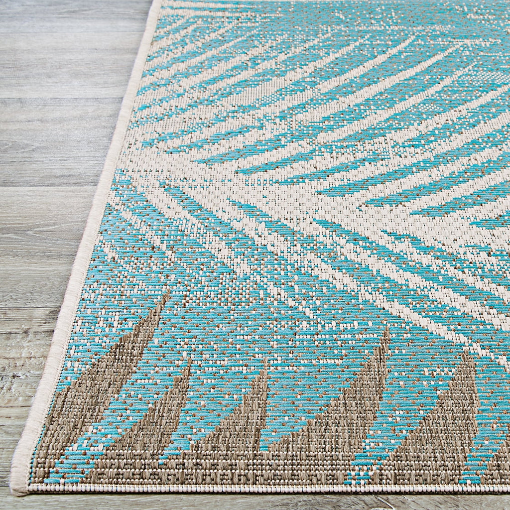 in. 2 3 Aqua Rug, Palms x Monaco ft. ft. Couristan Tropical 24293134023710U in. 7 10