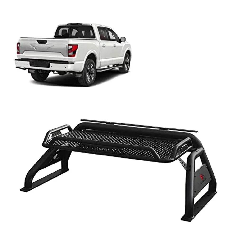 Black Horse Coated Powder Tubular Truck Bed Steel Offroad RB-BA1B Bar