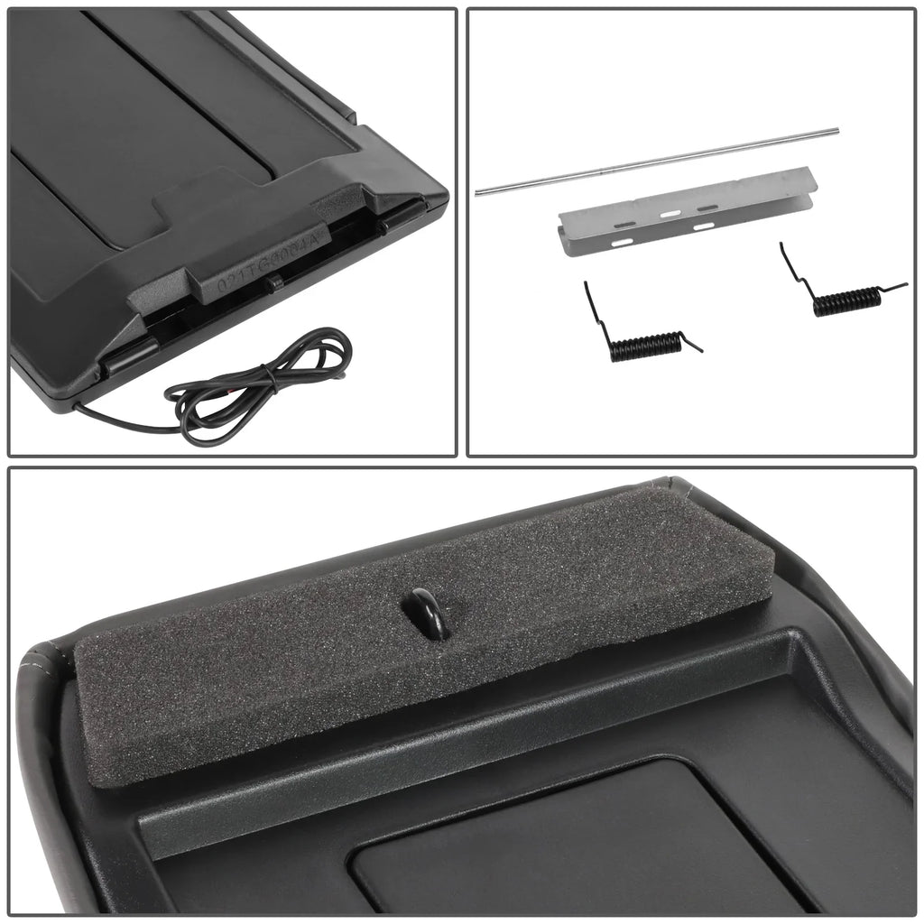 DNA USB with Escalade Wireless & to Black Lid Sierra For Pickup Motoring Armrest Truck Center Ports 2007 Kit 2001 Repair Charger Console GECS-005-GY