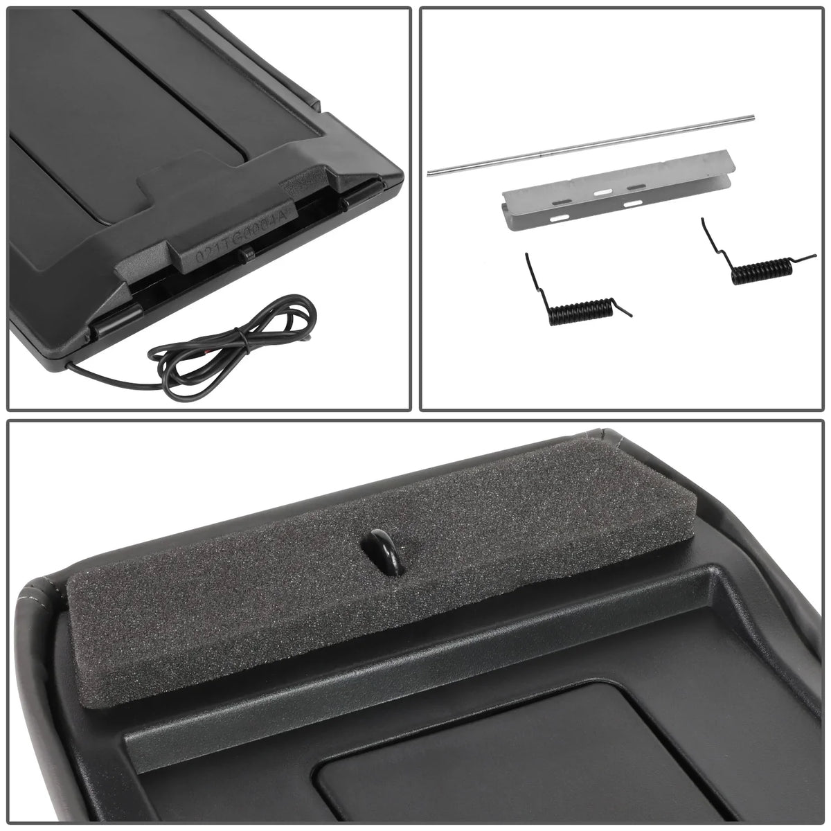 DNA USB with Escalade Wireless & to Black Lid Sierra For Pickup Motoring Armrest Truck Center Ports 2007 Kit 2001 Repair Charger Console GECS-005-GY