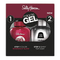 Sally Pack Duo Miracle Bordeaux Gel Hansen Glow Nail Polish,
