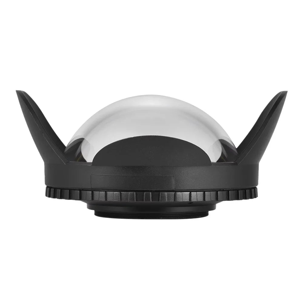 200mm Adapter 67mm Angle Case for Round Housing Fisheye Camera 197ft Cover MEIKON Shade Waterproof Lens Diving Camera 60m/ Underwater Port Wide Dome