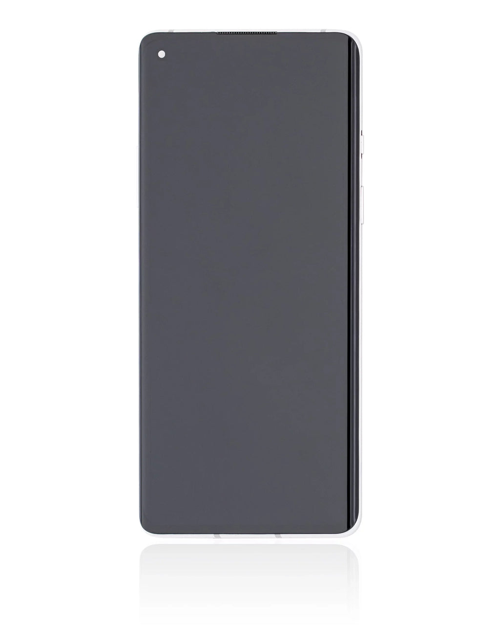 (Refurbished) OLED OnePlus 5G Compatible Replacement For 8 (Non-Verizon With Assembly Silver) UW / Frame 5G Frame) (Polar