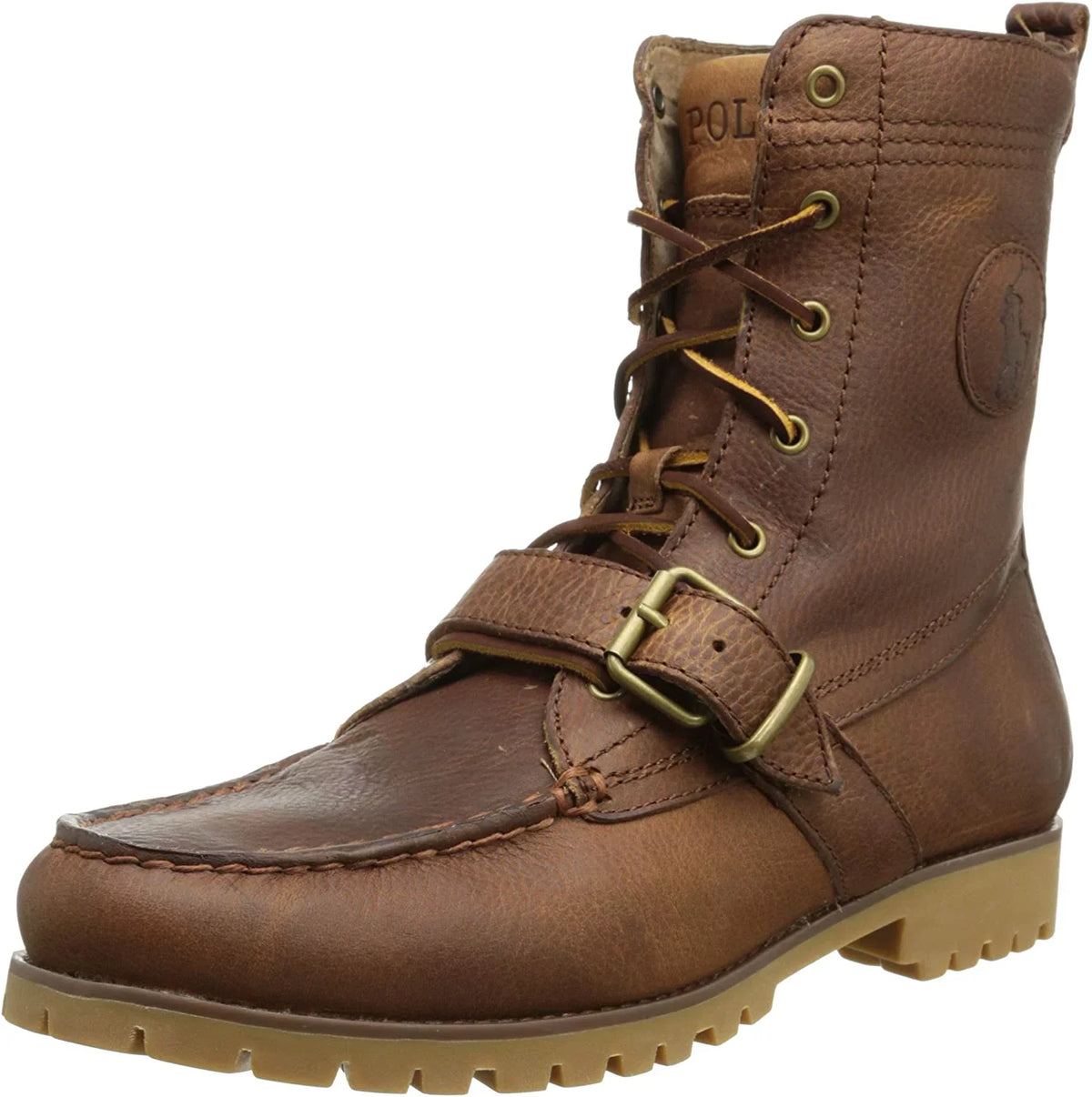 Lace-up 8 Boot Ralph Hiker Mens Tan Polo Ranger Lauren