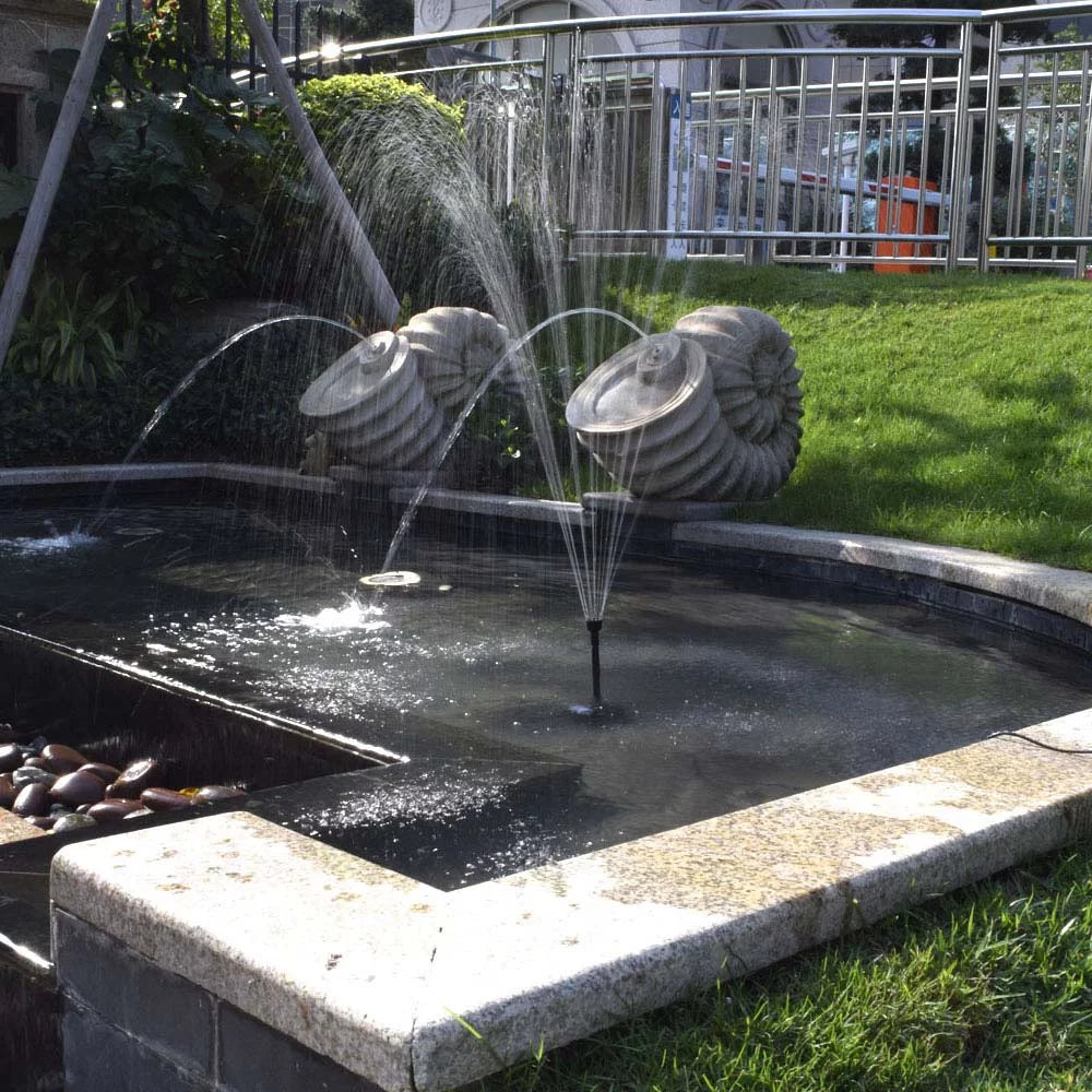 High Garden Decor and Efficient Water Eco Fountain, friendly Solar Pump