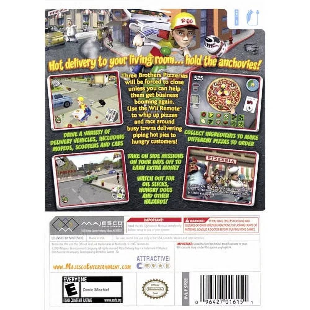 Delivery Nintendo Boy Wii - Pizza