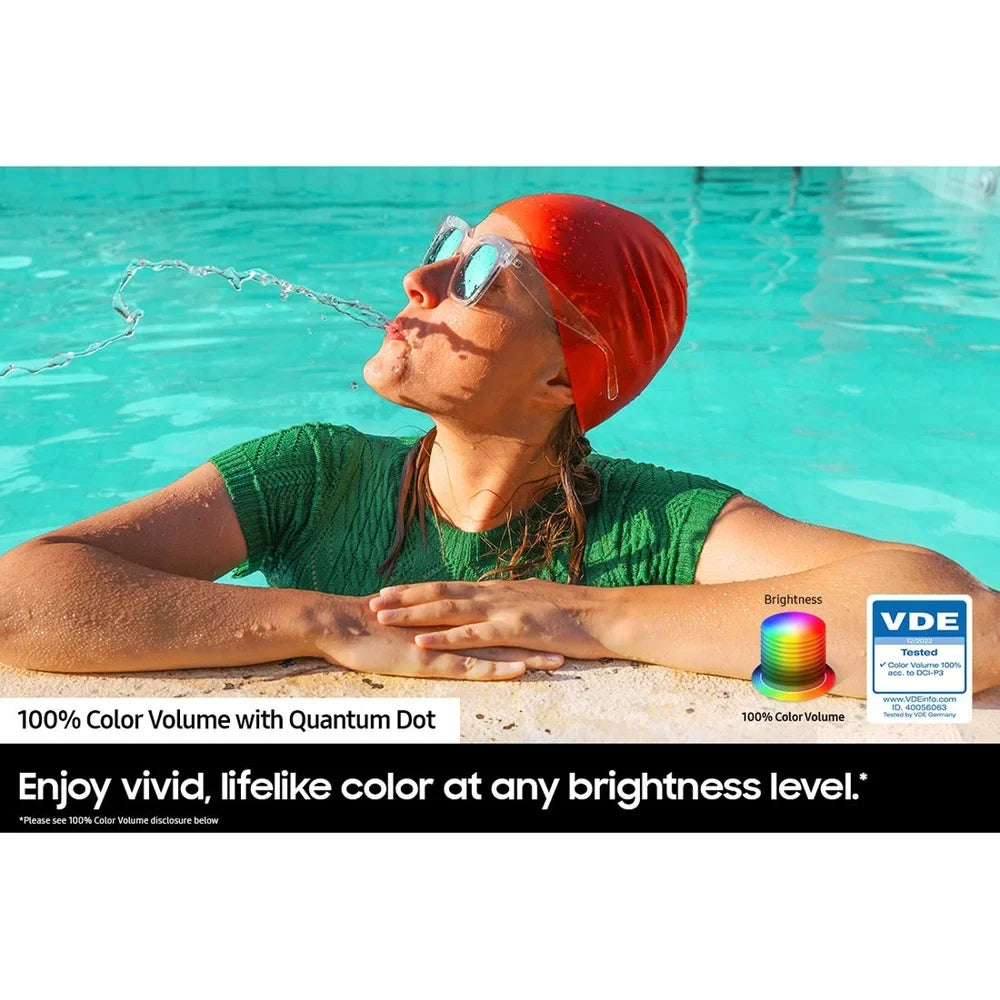 QLED Smart with Processor Accidental LED 4K Quantum YR HDR 2023 series TV + 2 Warranty & Q60C 70" Dual