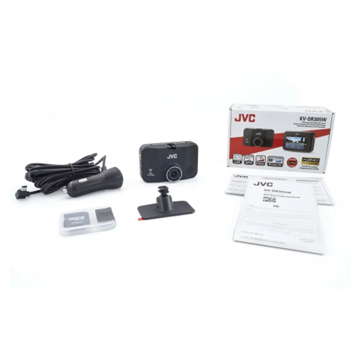 and KV-DR305W HD Video 2.7" Digital Full Camera w/ LCD Recorder Dash New Display JVC