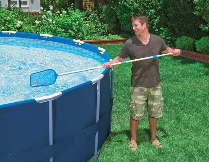 and Inflatable Swimming Easy Set Kit Pool Intex Maintenance 42" 15' x Portable