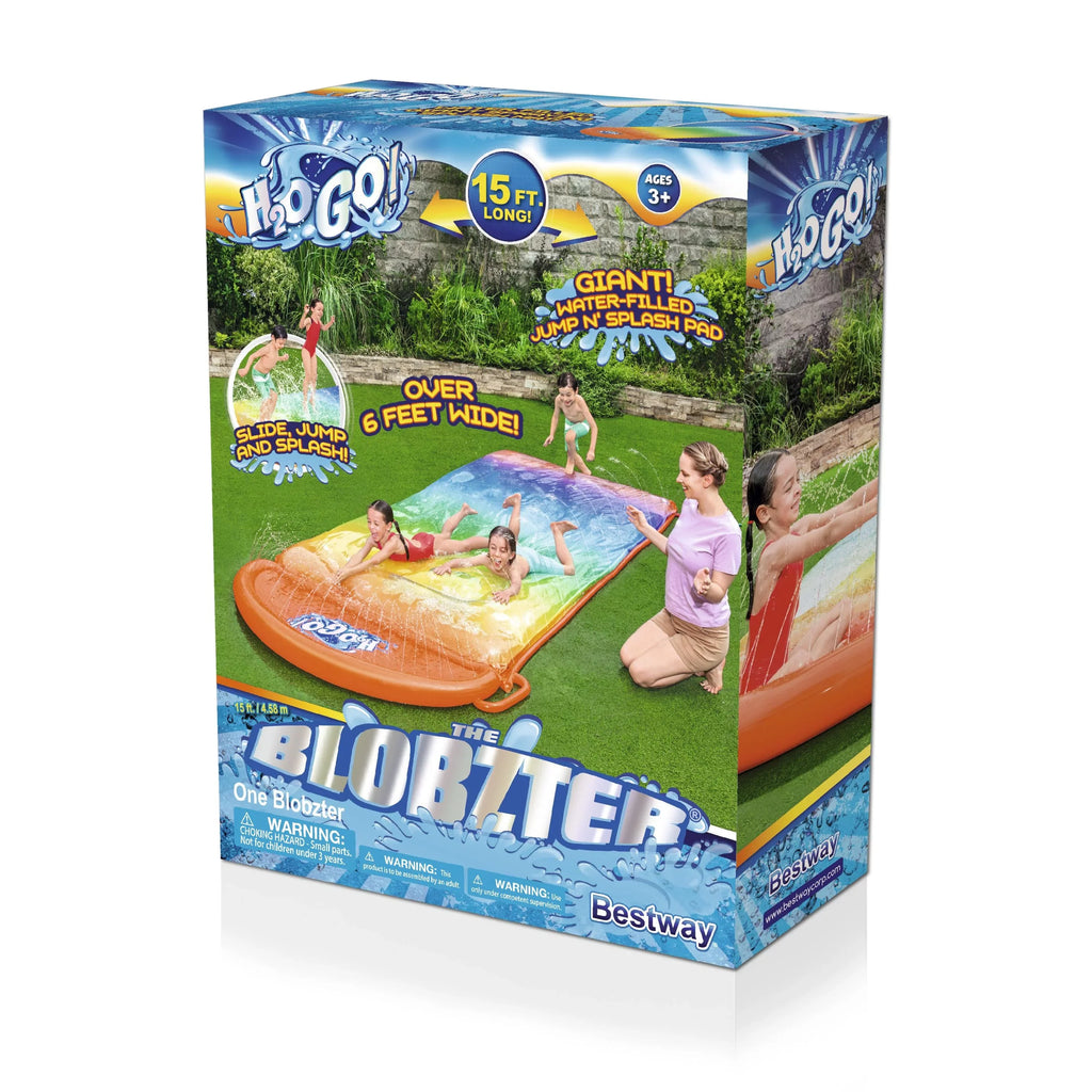 Water-Filled Slide Pad Splash H2OGO! 15’ Multicolor Blobzter